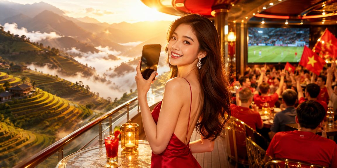 Người chơi trải nghiệm casino trên thiết bị di động tại Sapa Việt Nam